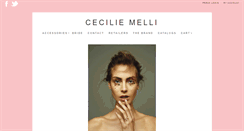 Desktop Screenshot of ceciliemelli.com